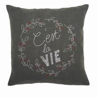 фото pn-0156052 набор для вышивания гладью (подушка) vervaco "c'est la vie"