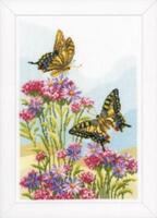 PN-0156329 Набор для вышивки крестом Vervaco Swallowtails "Бабочка-парусник"
