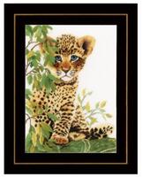 фото PN-0158160 Набір для вишивки хрестом LanArte Little panther "Маленька пантера"