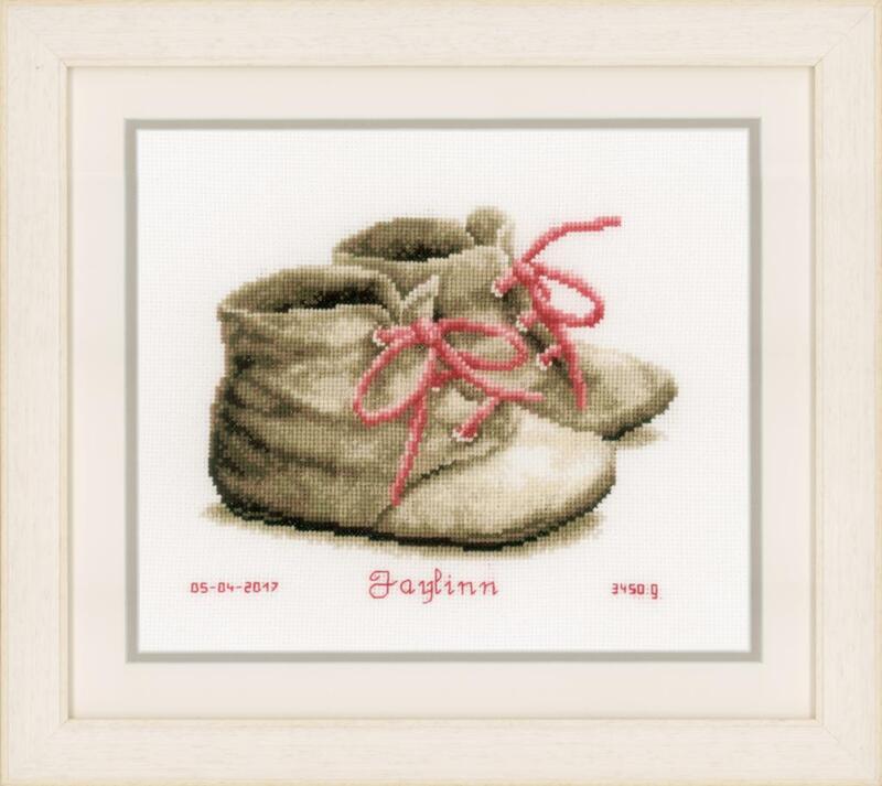 PN-0162101 Набор для вышивки крестом Vervaco Baby Shoes "Детские башмачки"