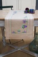 PN-0165726 Набор для вышивания крестом (дорожка на стол) Vervaco Lavender "Лаванда"