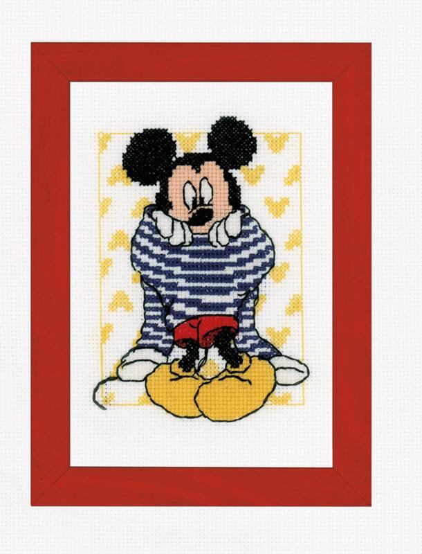 PN-0167520 Набор для вышивки крестом Vervaco "Mickey Mouse"