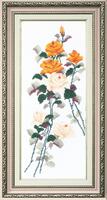 ВТ-052 Набор для вышивания крестом Crystal Art "Этюд с желтыми розами"