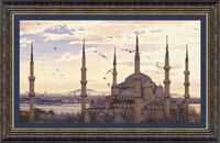 ВТ-516 Набор для частичной вышивки крестиком Crystal Art "Мечеть Султанахмет"