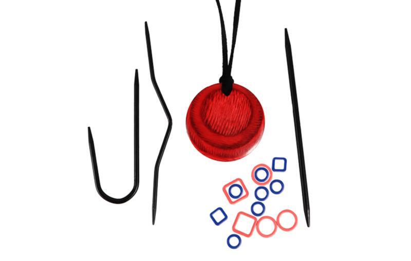 35016 Вязальные магнитные ожерелья (Cherry Berry) KnitPro