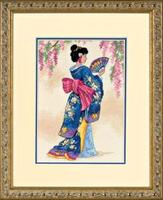 06953 Набор для вышивания крестом DIMENSIONS Elegant Geisha "Элегантная гейша"