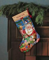 фото 08818 Набір для вишивання хрестиком DIMENSIONS Santa's Toys. Stocking "Іграшки Санти. Панчоха"