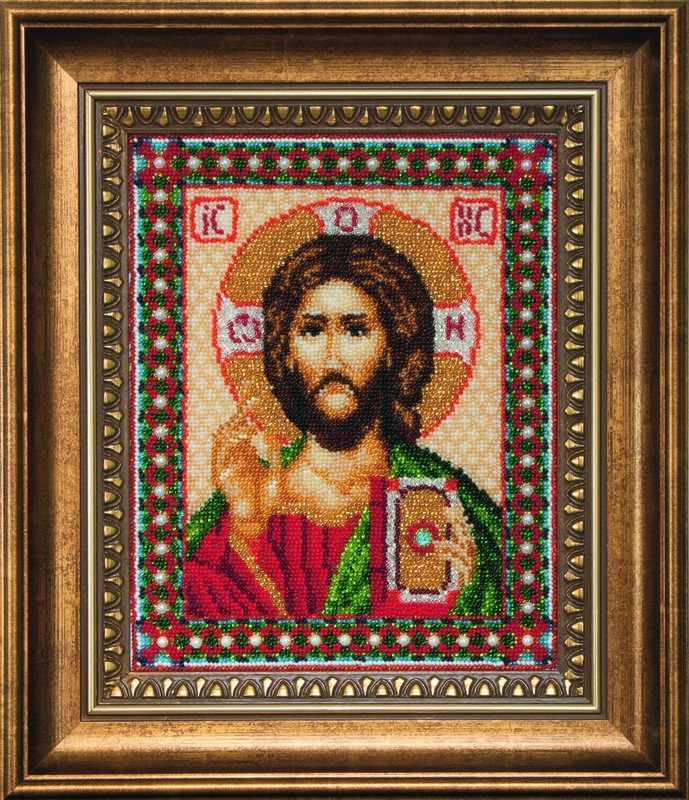 Набор для вышивки бисером Чарівна Мить Б-069 "Икона Господа Иисуса Христа"