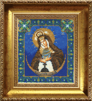 фото Набір для вишивання бісером Чарівна Мить Б-1013 "Ікона Божої Матері Остробрамська"