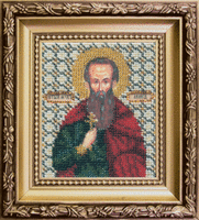 фото Набір для вишивання бісером Чарівна Мить Б-1032 "Ікона святий мученик Леонід"