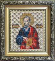 фото Набір для вишивання бісером Чарівна Мить Б-1054 "Ікона апостол Павло"