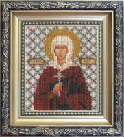Набор для вышивки бисером Чарівна Мить Б-1080 "Икона святая мученица Лидия"
