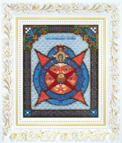 Набор для вышивки бисером Чарівна Мить Б-1095 "Икона Всевидящее Око Божие"