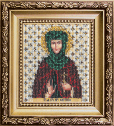 Набор для вышивки бисером Чарівна Мить Б-1098 "Икона святая мученица Евгения"