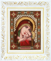 Набор для вышивки бисером Чарівна Мить Б-1108 "Икона Божьей Матери Касперовская"