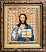 Набор для вышивки бисером Чарівна Мить Б-1173 "Икона Господа Иисуса Христа"