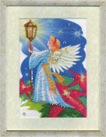 фото набор для вышивки бисером чарівна мить б-623 "ангел с фонарем"
