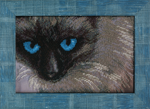Набор для вышивки бисером Чарівна Мить Б-696 "Сиамский кот"