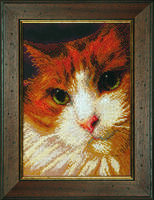 Набор для вышивки бисером Чарівна Мить Б-733 "Рыжий кот"