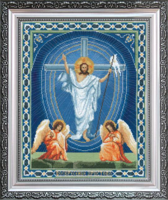 Набор для вышивки крестиком Чарівна Мить А-100 "Икона Воскрешение Христово"  