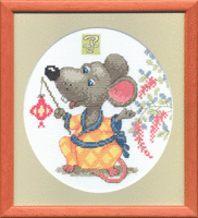 Набор для вышивки крестиком Чарівна Мить А-194 "Серия «Восточный гороскоп» Год Крысы!"  