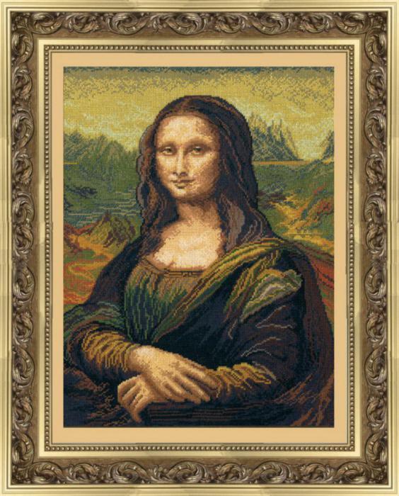 Набор для вышивки крестиком Чарівна Мить №240 По мотивам Леонардо да Винчи "Мона Лиза"  
