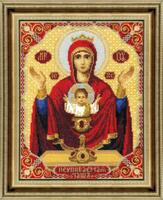 Набор для вышивки крестиком Чарівна Мить №324 "Икона Пресвятой Богородицы Неупиваемая Чаша" 