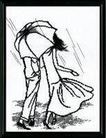 Набор для вышивки крестиком Чарівна Мить №363 "Прогулка под дождем"  