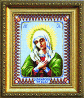 Набор для вышивки крестиком Чарівна Мить №400 "Икона Божьей Матери Умиление"  