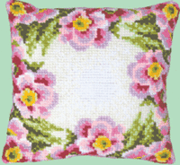 Набор для вышивки подушки крестиком Чарівна Мить РТ-114 "Цветы"  