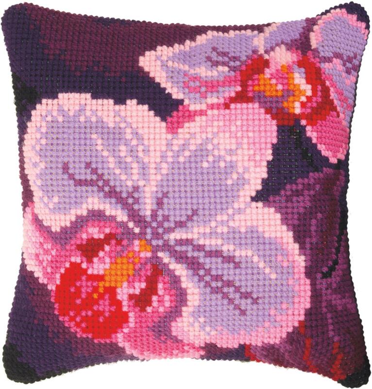 Набор для вышивки подушки крестиком Чарівна Мить РТ-181 "Орхидея"  