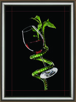Набор картина стразами Crystal Art КС-1059 "Любовный напиток"