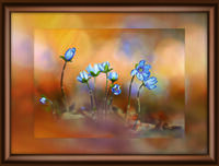 Набор картина стразами Crystal Art КС-1069 "Лесные цветы"