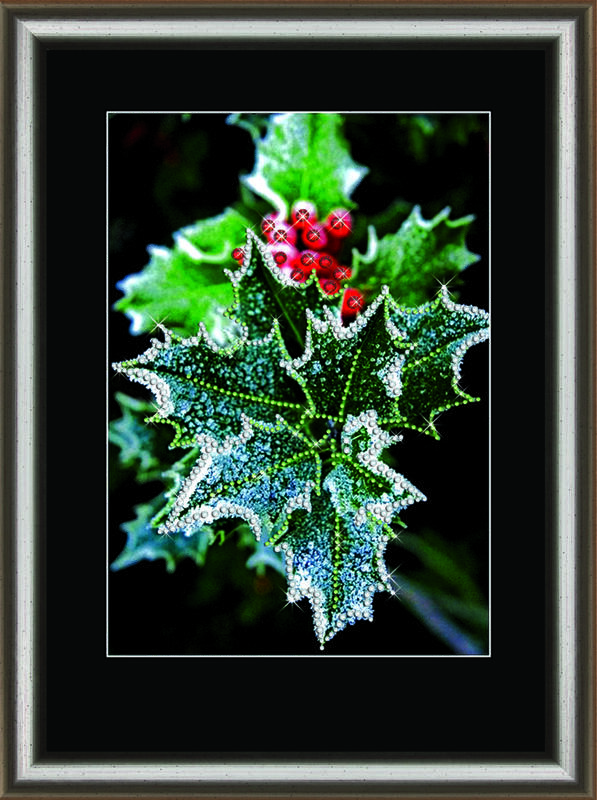 Набор картина стразами Crystal Art КС-1076 "Зимние ягоды"