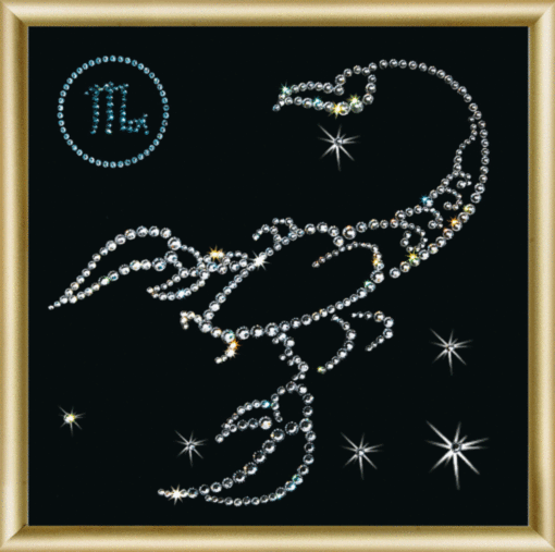 Набор картина стразами Чарівна Мить КС-005 "Знак зодиака Скорпион"