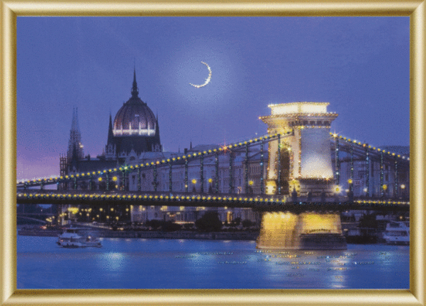 Набор картина стразами Чарівна Мить КС-044 "Будапешт"