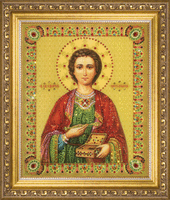 Набор картина стразами Чарівна Мить КС-051 "Икона великомученика и целителя Пантелеймона"