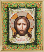 Набор картина стразами Чарівна Мить КС-052 "Икона Образ Господа Нашего Иисуса Христа"