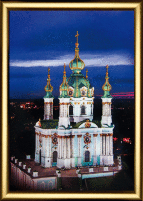 Набор картина стразами Чарівна Мить КС-097 "Андреевский собор"