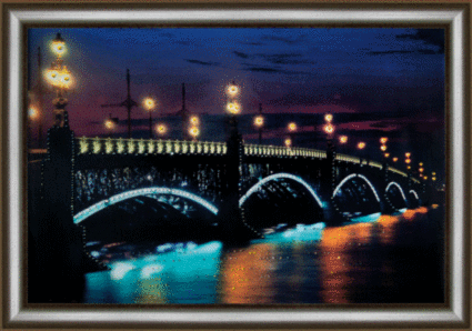 Набор картина стразами Чарівна Мить КС-098 "Троцкий мост"