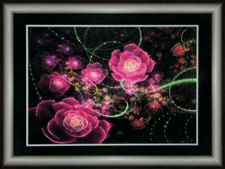 Набор картина стразами Чарівна Мить КС-103 "Розовое сияние"