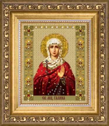 Набор картина стразами Чарівна Мить КС-119 "Икона святой мученицы Галины"