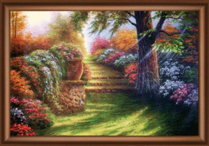 Набор картина стразами Чарівна Мить КС-139 "Дивный сад"