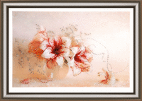Набор картина стразами Чарівна Мить КС-143 "Нежный букет"