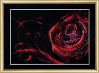Набор картина стразами Чарівна Мить КС-151 "Красный бархат"