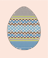 СБП-04 Схема для оплетения пасхального яйца с заготовкой Чарівна Мить