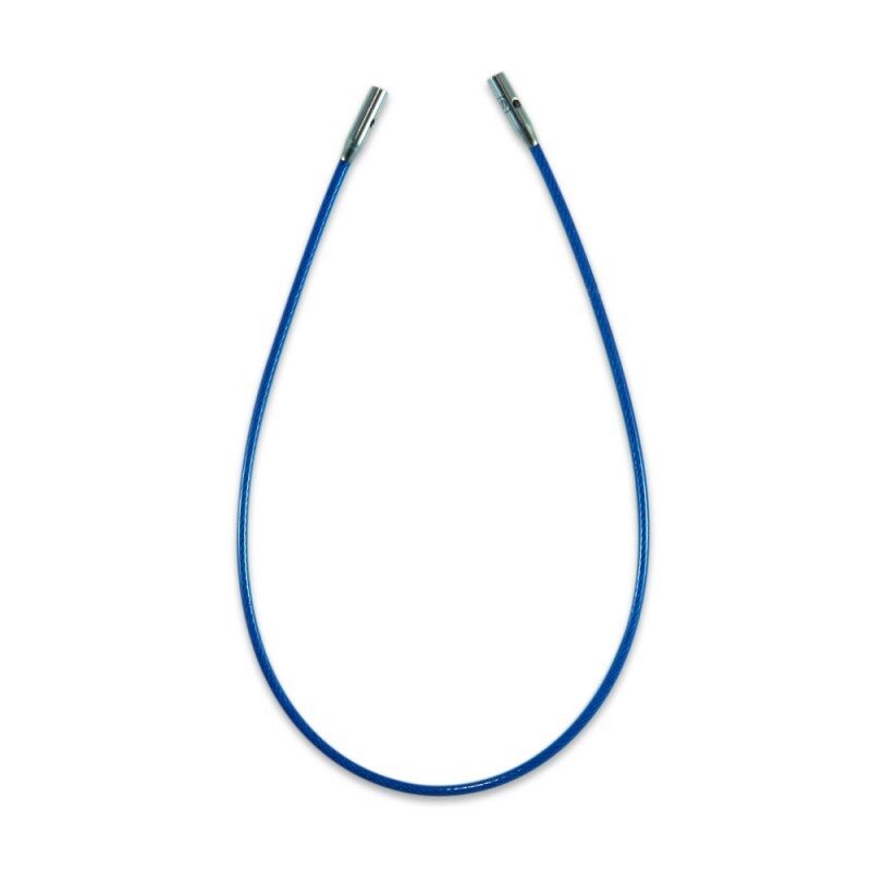 cиний стальной кабель для съемных спиц twist x-flex blue - small [s]  | интернет магазин Сотворчество