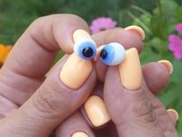 глаза для игрушек стекло 10мм | интернет магазин Сотворчество