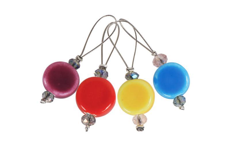 11252 Маркеры петель (12 шт) Playful Beads Gems KnitPro