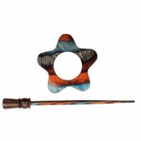 20871 Garnet Symfonie Azure Charm Shawl Pins with Sticks KnitPro